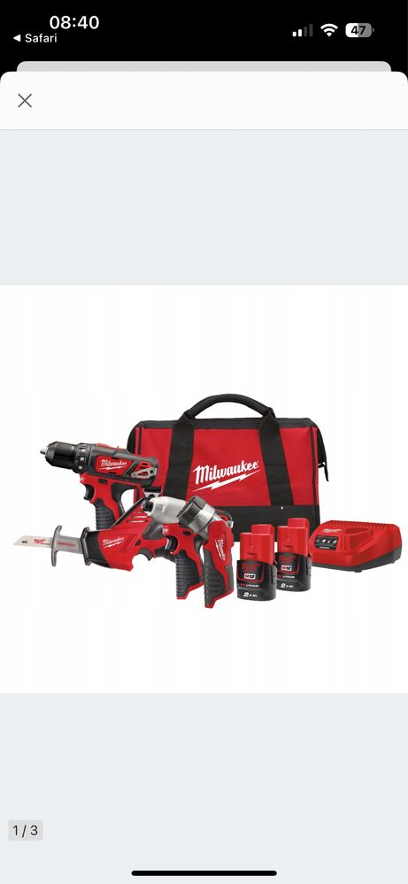 Milwaukee M12 BPP4A-202B