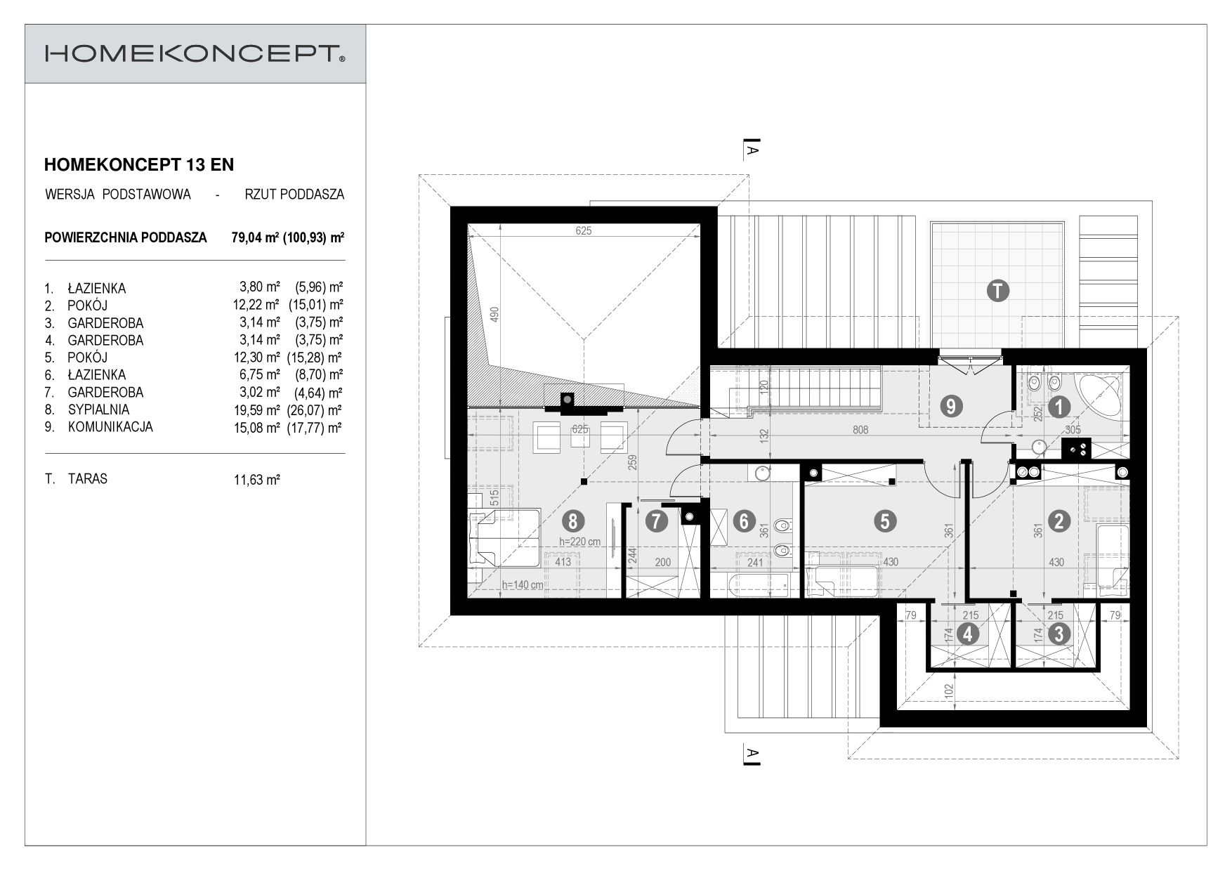 Działka budowlana Brudzeń Duży /projekt HK13