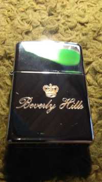 ZIPPO Beverly Hills Przepięka !!! chrom złote napisy NOWA 2003r