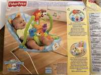 Fisher price leżaczek wibracyjny z dźwiękiem