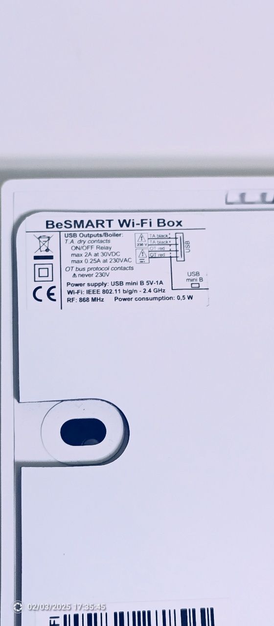 Be Smart wi-fi box moduł internetowy Beretta