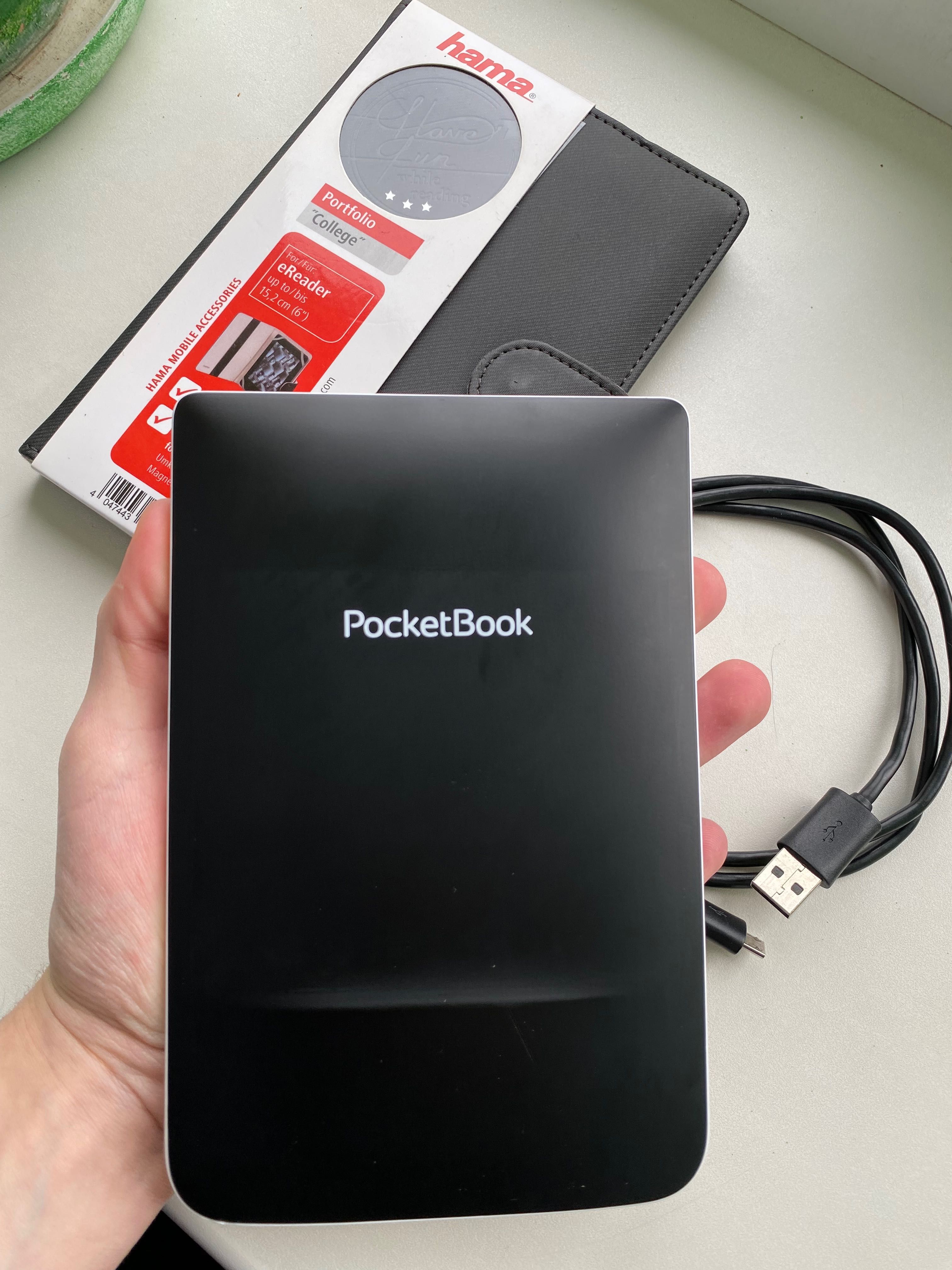Електронна книга PocketBook 614 Basic 2 з комплектом читалка рідер