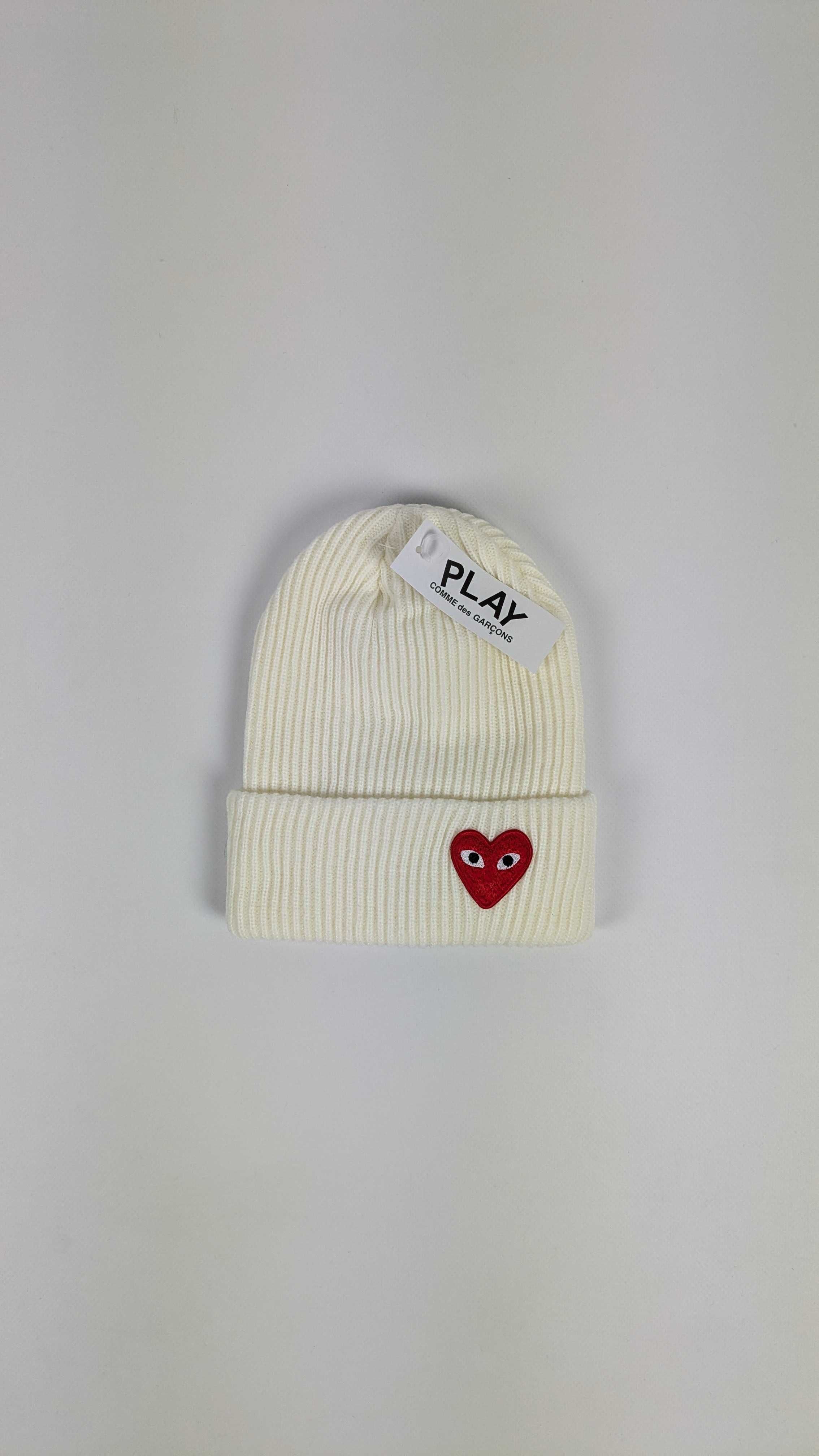 Шапка comme des garcons Play, шапка жіноча, чоловіча, шапка cdg, кдг