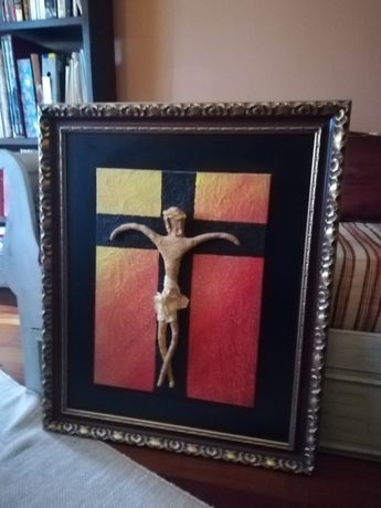 Vendo quadro com imagem de Jesus