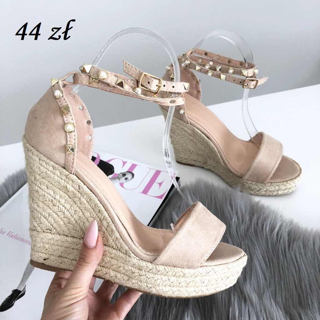 Nowe Buty na koturnie r.41