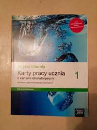 To jest chemia. Karty pracy ucznia z kartami laboratoryjnymi.