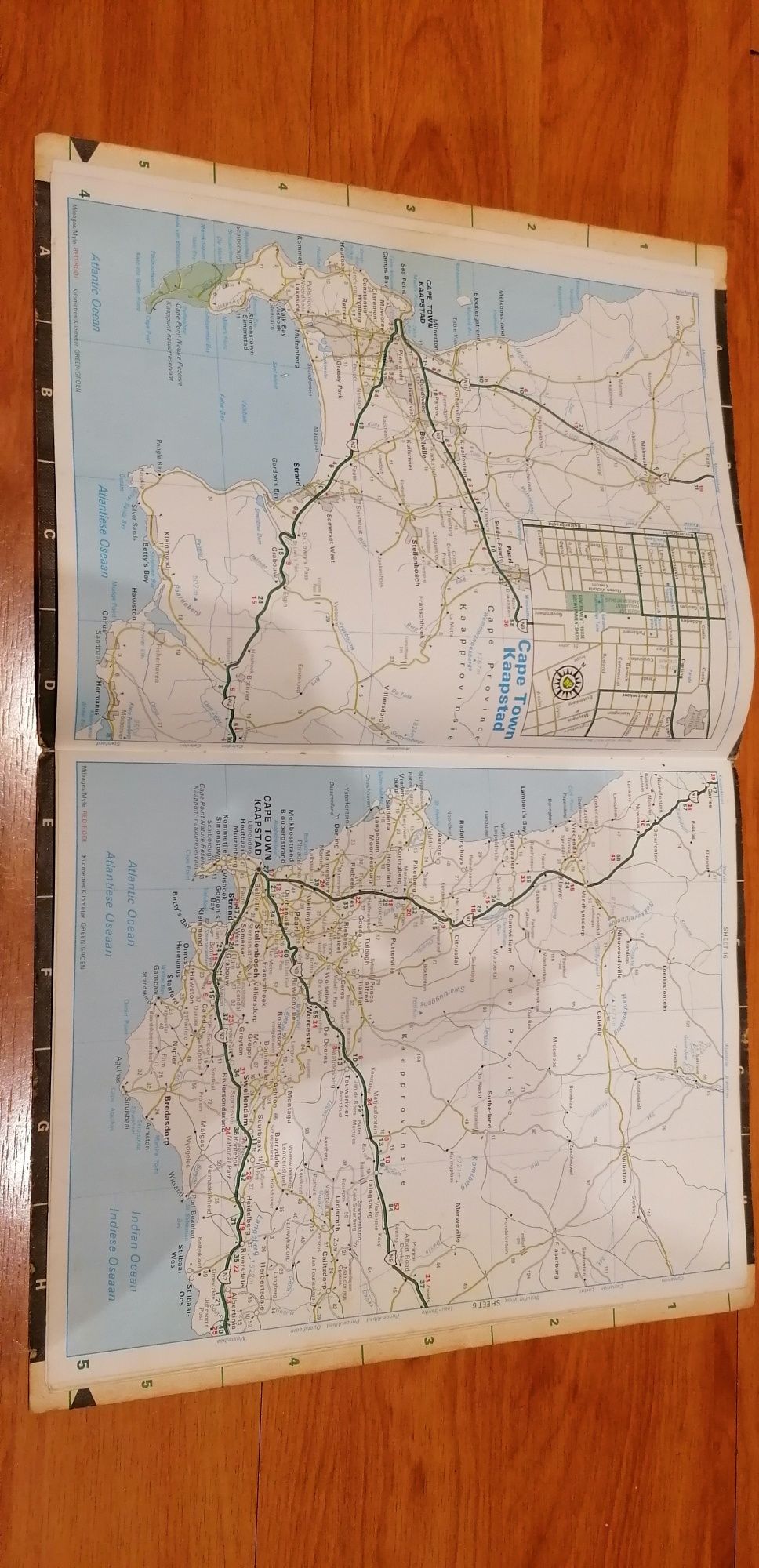 1 revistas  mapa BP mapa África Sul