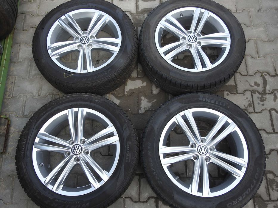 4x  18'' VW 5x112 7J ET 43 2020rok 5NA  JAK NOWE + TPMS