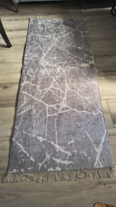 Chodnik dywan nowy turecki 80*200cm antypoślizgowy szary marmur