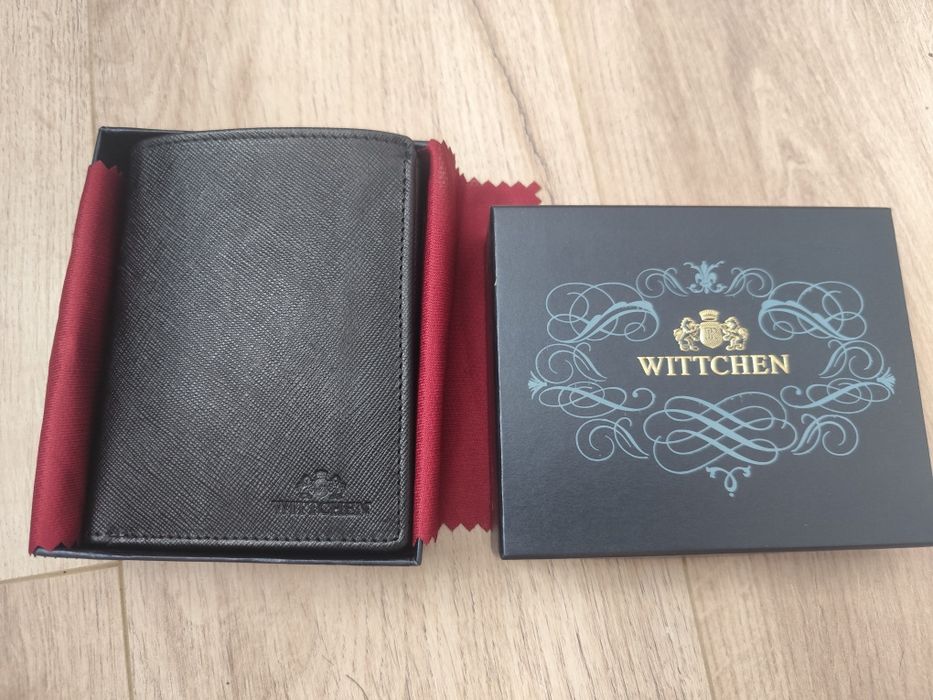Portfel męski skórzany Wittchen, czarny, 14-1S-090-L1E, RFID