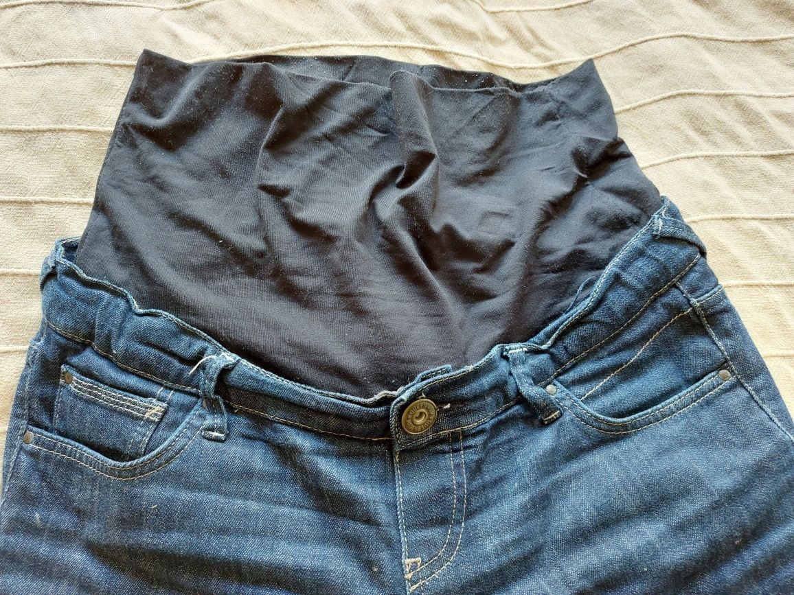 Ciążowe Jeansy spodnie M QueenMum
