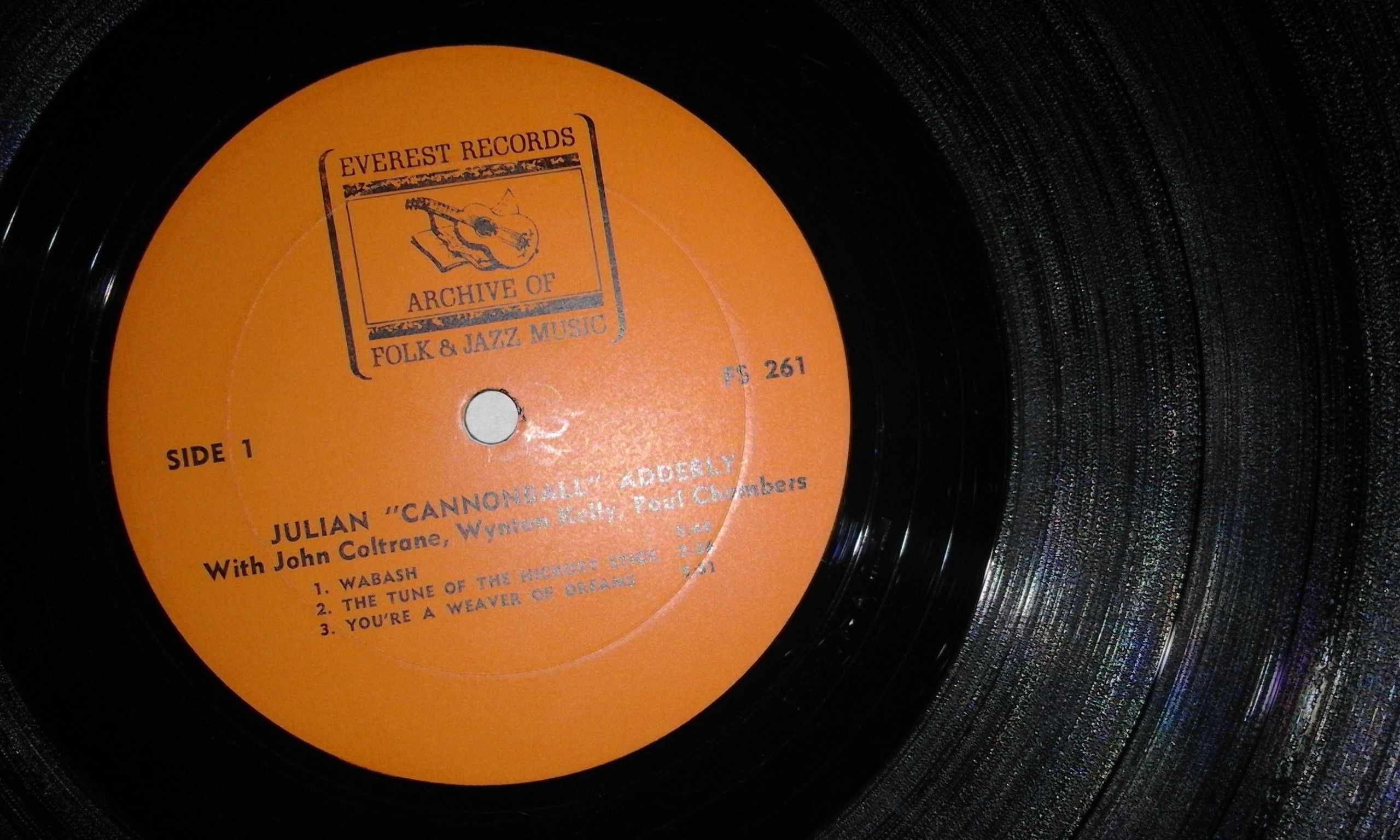 lp Jazz Julian "Cannonball" Adderly  & John Coltrane  пластинка.