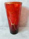 Wazon czerwony prl