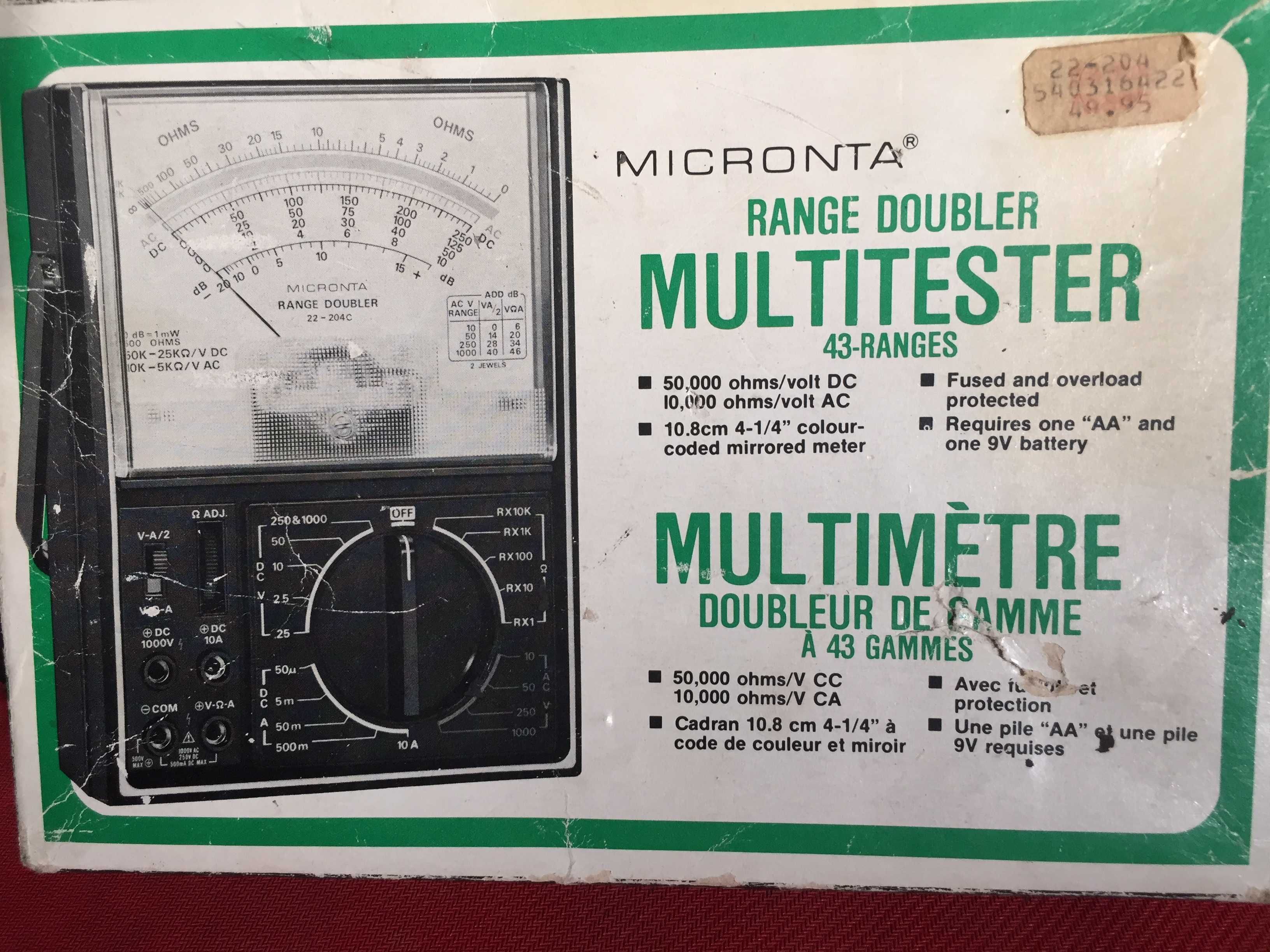 Multitester  Micronte