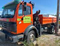 Mercedes 1824 Wywrotka + HDS