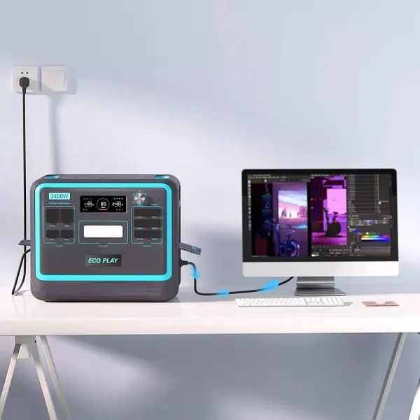 Портативна зарядна станція EcoPlay 2400W 2048WH 640000mAh