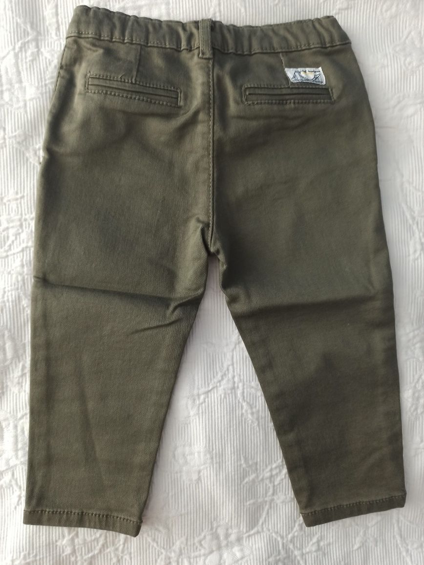 Elegancka koszula Bench spodnie chinos Original Marines rozmiar 86