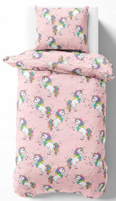 POŚCIEL 140x200 Młodzieżowa JEDNOROŻEC Pony Kucyk