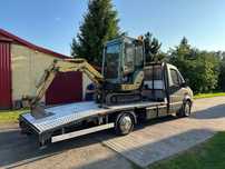 Minikoparka YANMAR 2014 rok w oryginale komplet 3 łyżek 1730kg + Linia