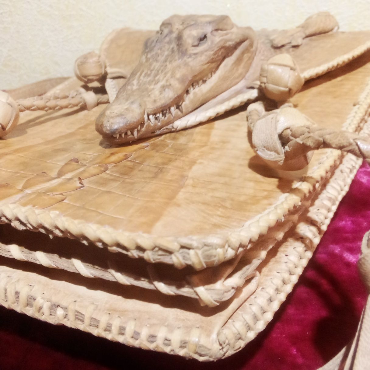 Сумка ручної роботи з крокодила ( каймана, USA)