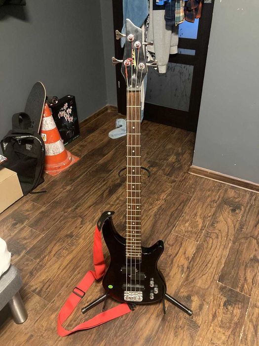 Gitara Basowa SkyWay +stojak, pokrowiec, pasek