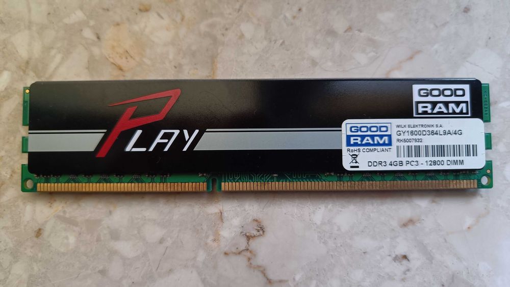 Pamięć RAM GoodRAM PLAY DDR3 4GB 1600MHz CL9