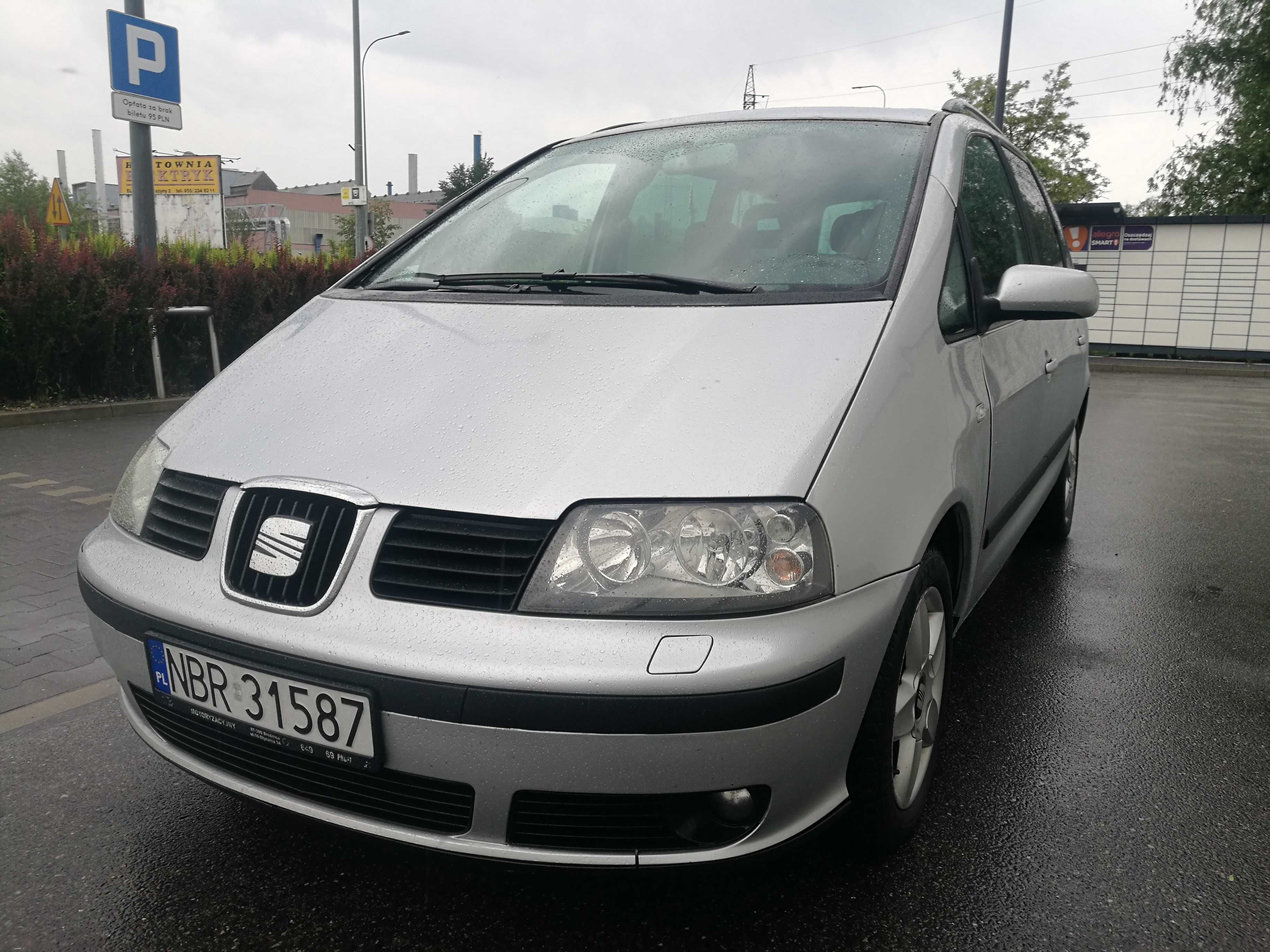 7 osobowy Bogata wersja ALHAMBRA rok 2005 lift. poj 1.9tdi-130k. 6bieg