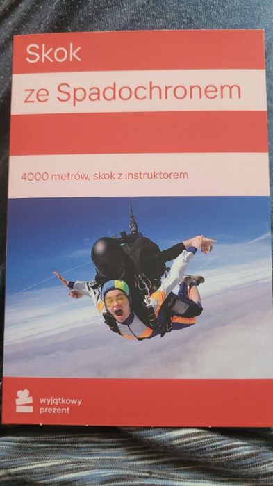 Skok spadochronem 4000m - voucher