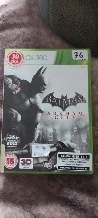 Batman Arkham City Gra Xbox 360