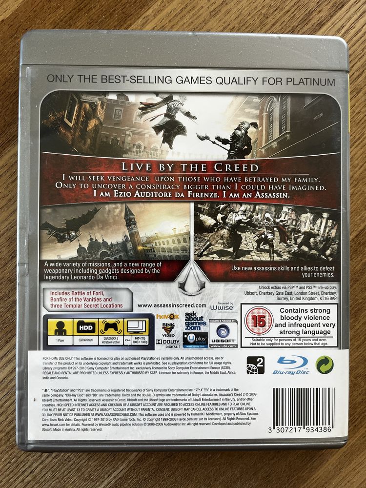 Assassins creed II 2 ps3