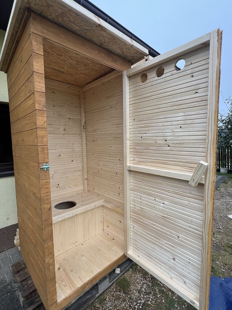 Kibel WC drewniany