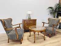 2 komfortowe fotele ludwikowskie z lat 60tych :)