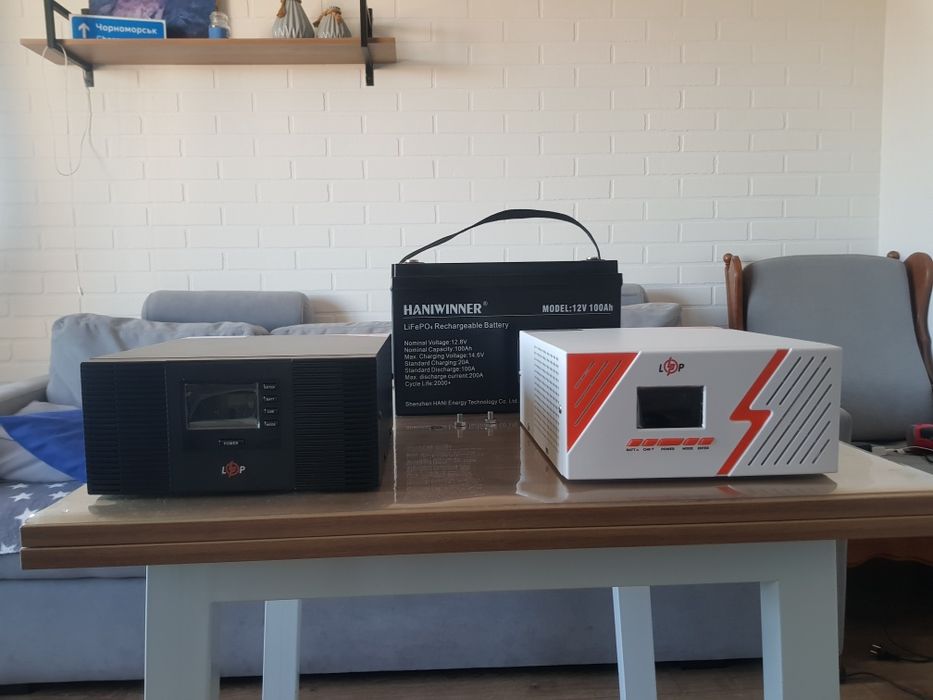 Комплект резервного питания logicpawer LPM-PSW-1500wa +lifepo4 100a