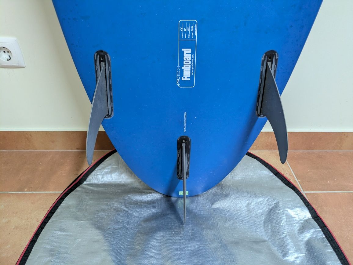 NSP Protech funboard surfboard 6'8"