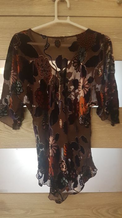 Unikatowa bluzka w kwiaty Marella rozm.XL