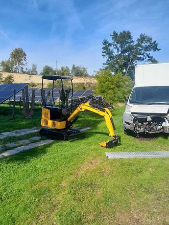 Minikoparka JPC 1070 Kg Diesel Chwytak  Do Drzewa Obrotowy