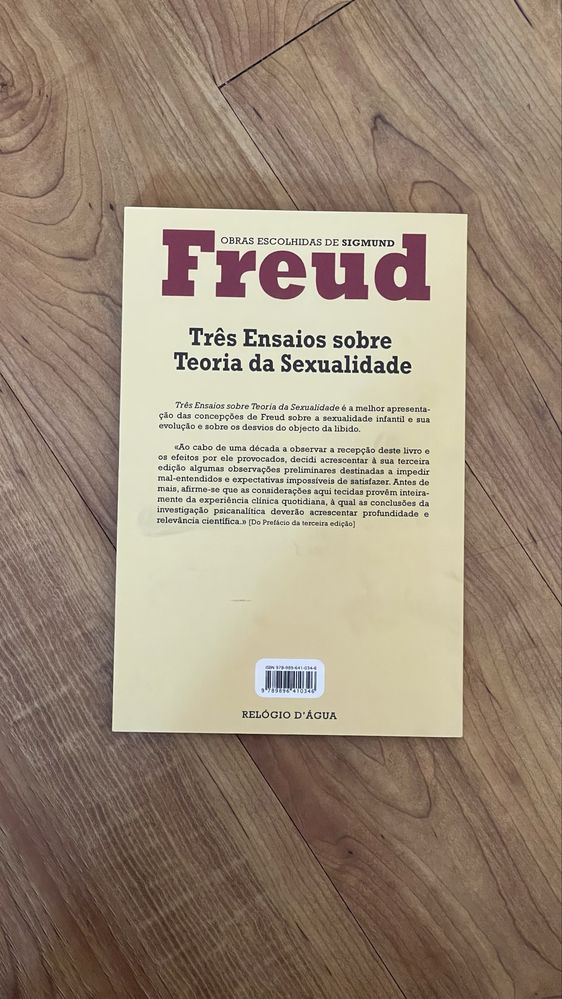 Três Ensaios Sobre a Sexualidade - Sigmund Freud (PORTES INCLUÍDOS)