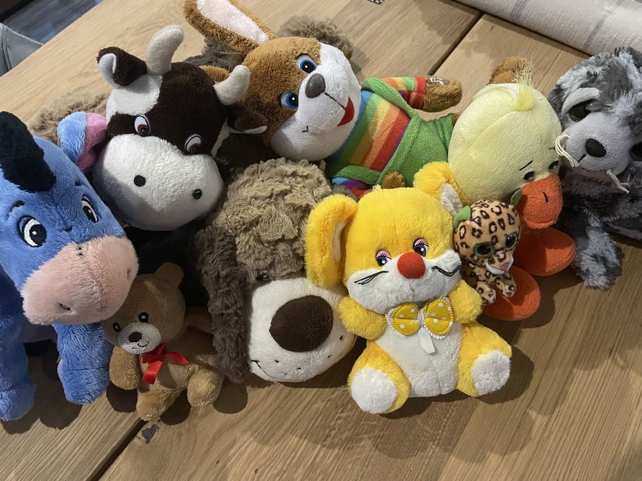 Maskotki dla maluszka 9 sztuk. Cena za całość