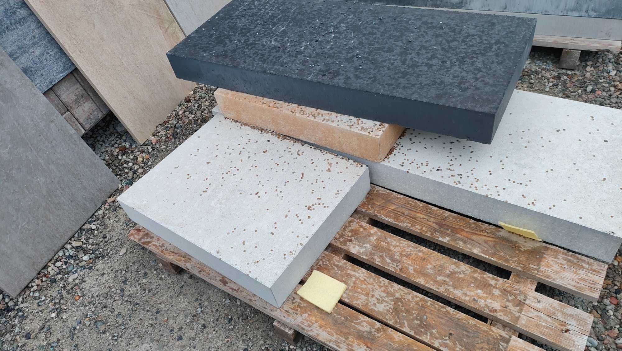 Blat na stolik stół płyta tarasowa stopnie lewitujące schody palisada