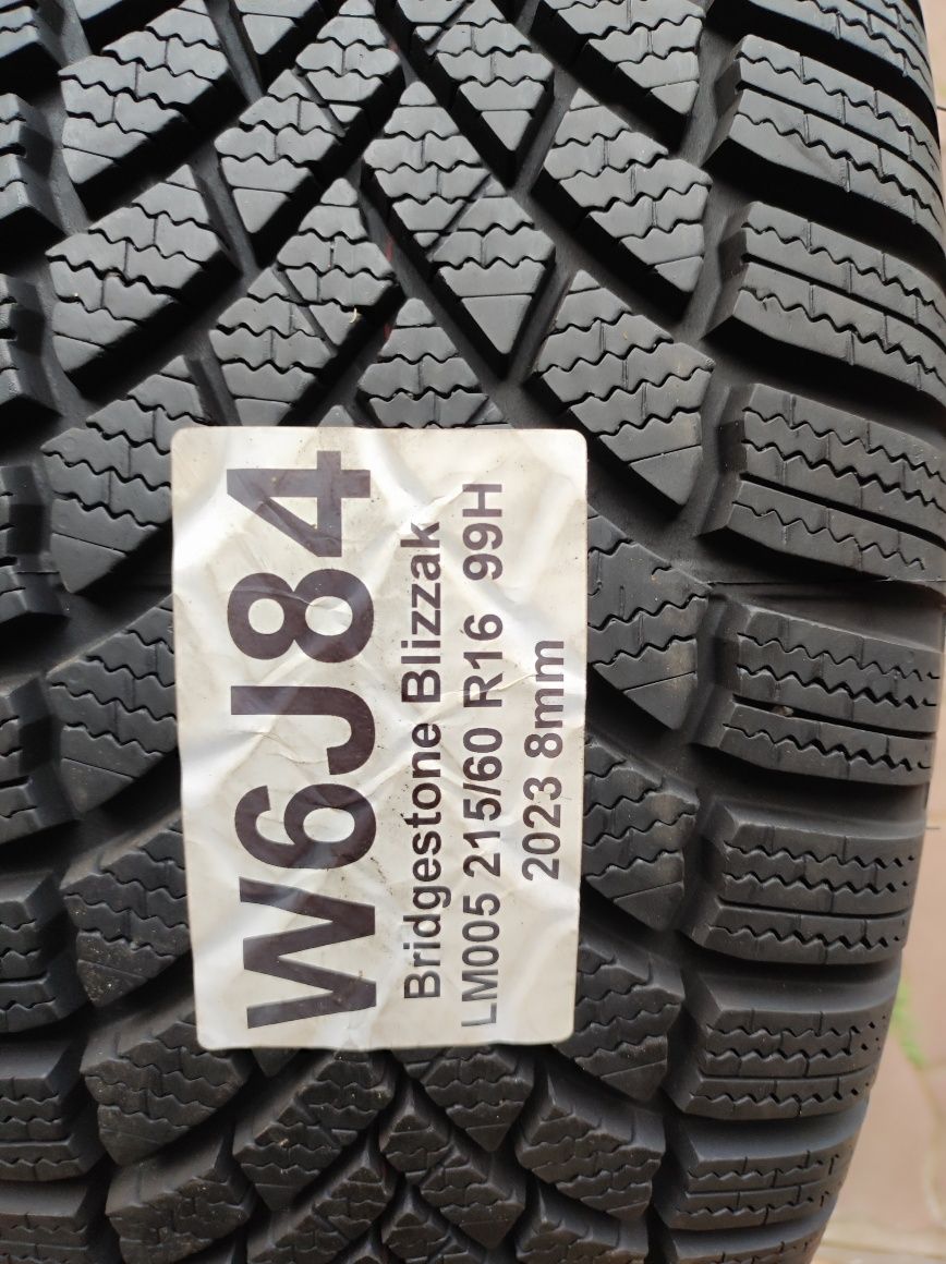 215.60.16 jedna opona Bridgestone Blizzak LM005 Dot 2023 bieżnik 8mm