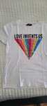 T-shirt lantejoulas Bershka