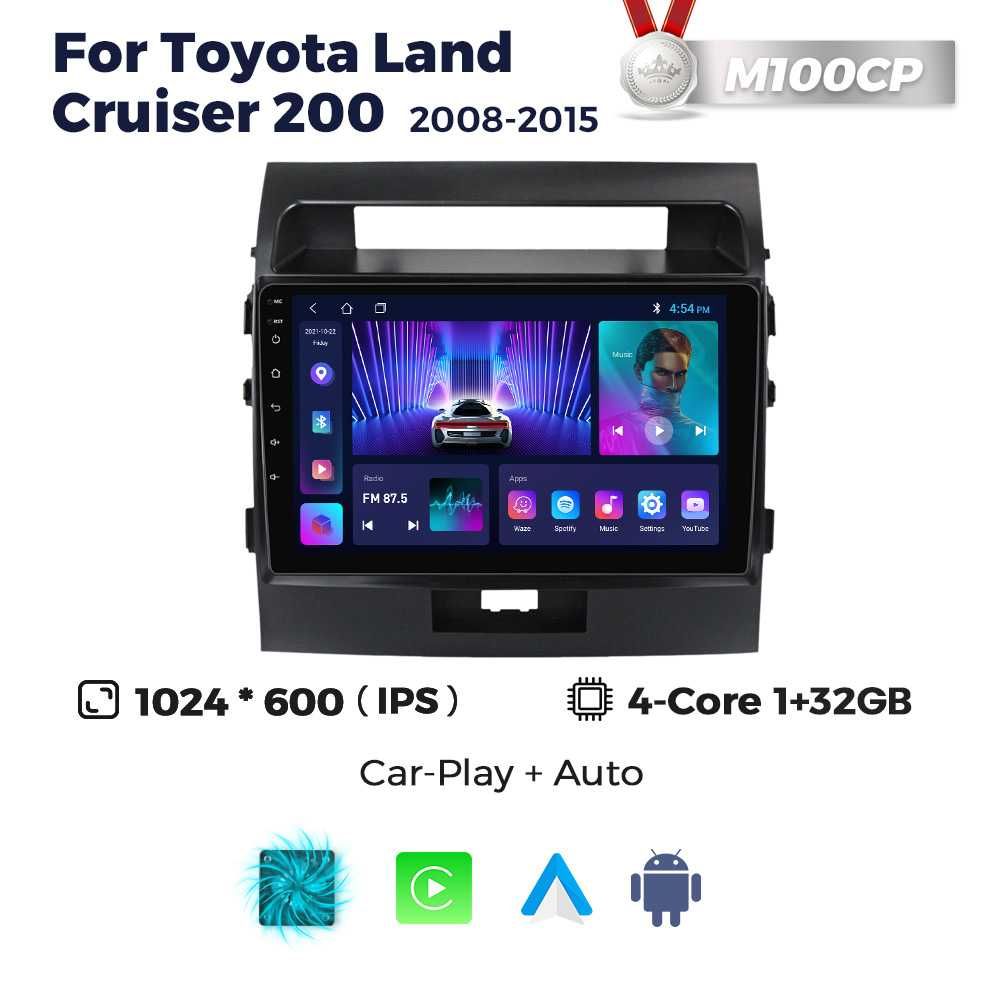 Штатна магнітола Toyota Land Cruiser 200 GPS/Android/Навігація