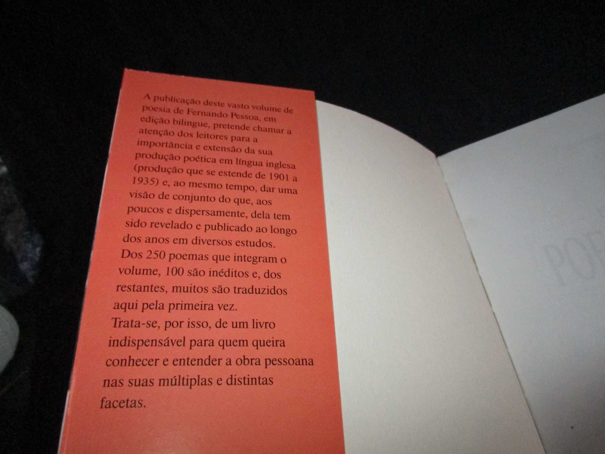 Livro Poesia Inglesa Fernando Pessoa 1995