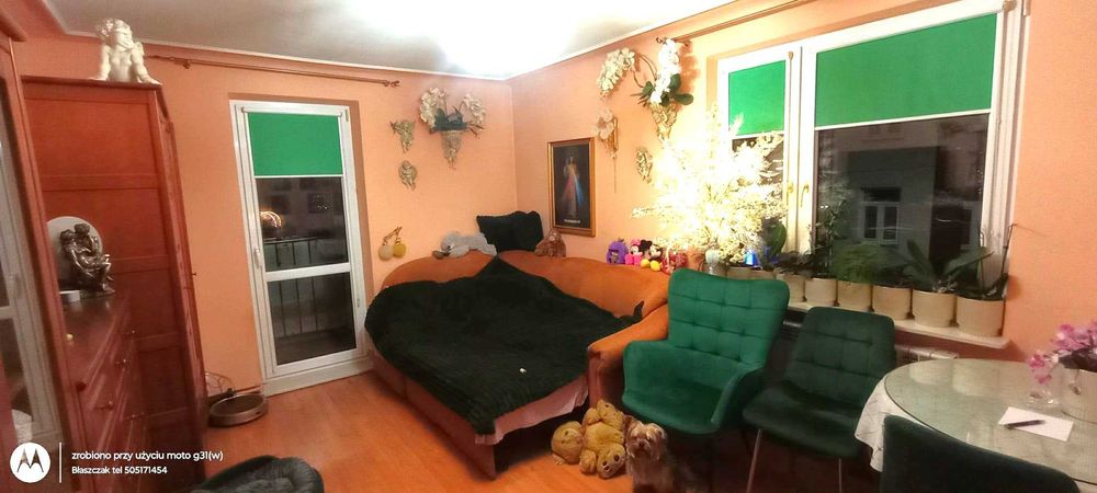 Mieszkanie blok 34m, 2 pokoje balkon, piwnica, KW Wołomin PKP