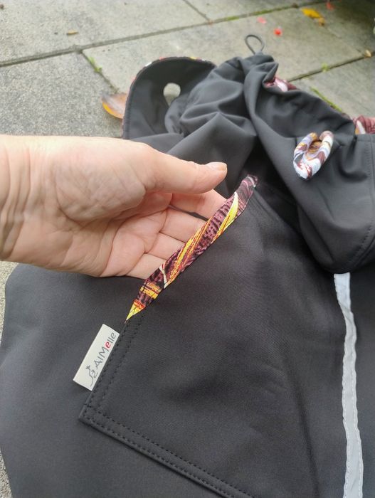 Softshell osłonka otulacz do chust nosidełek z odpinanym polarem
