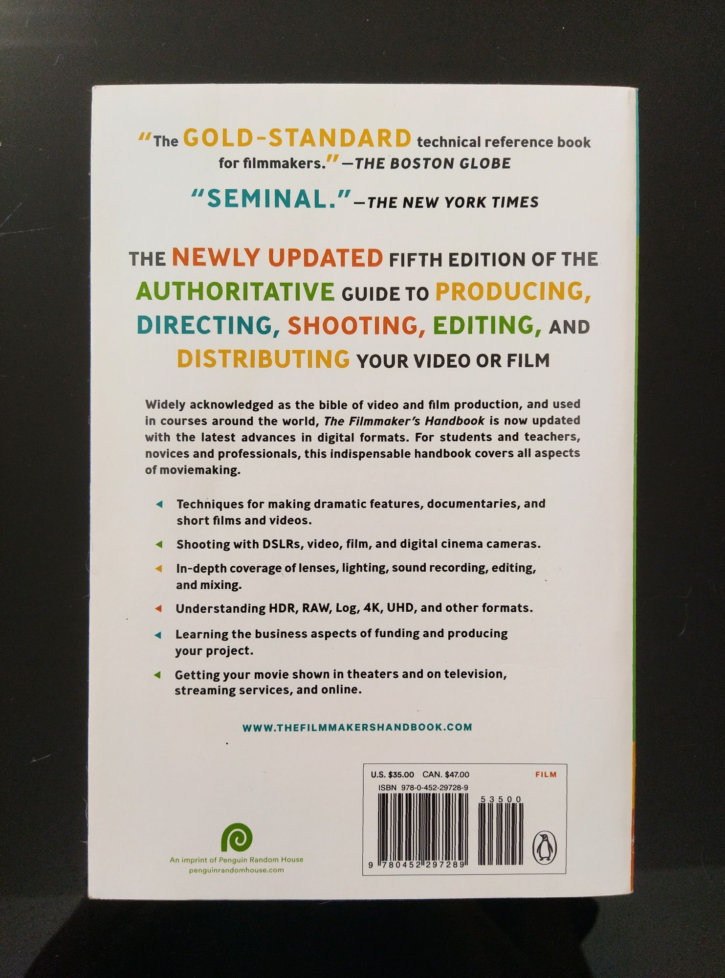 Livro de The Filmmaker's Handbook de Steven Ascher