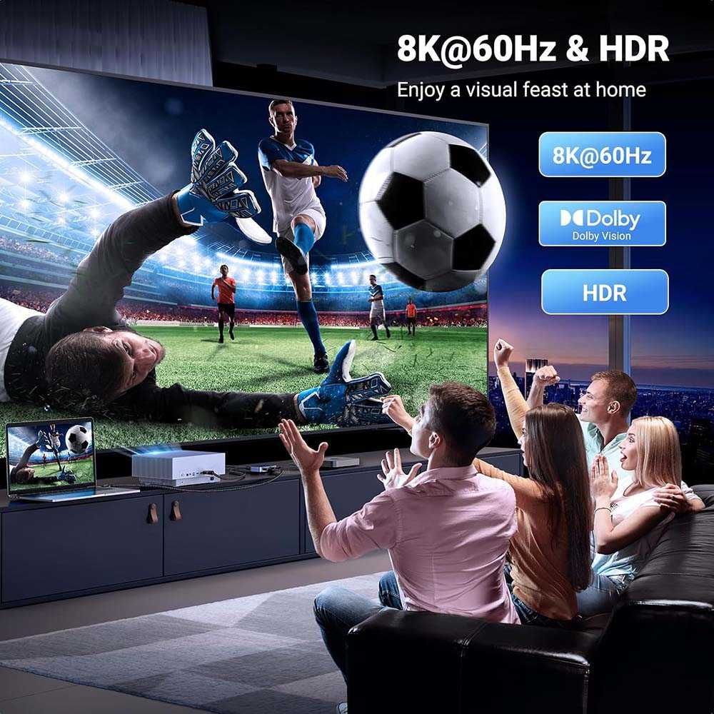 HDMI 2.1 Переключатель Разветвитель Switch 8K 60Hz UGREEN