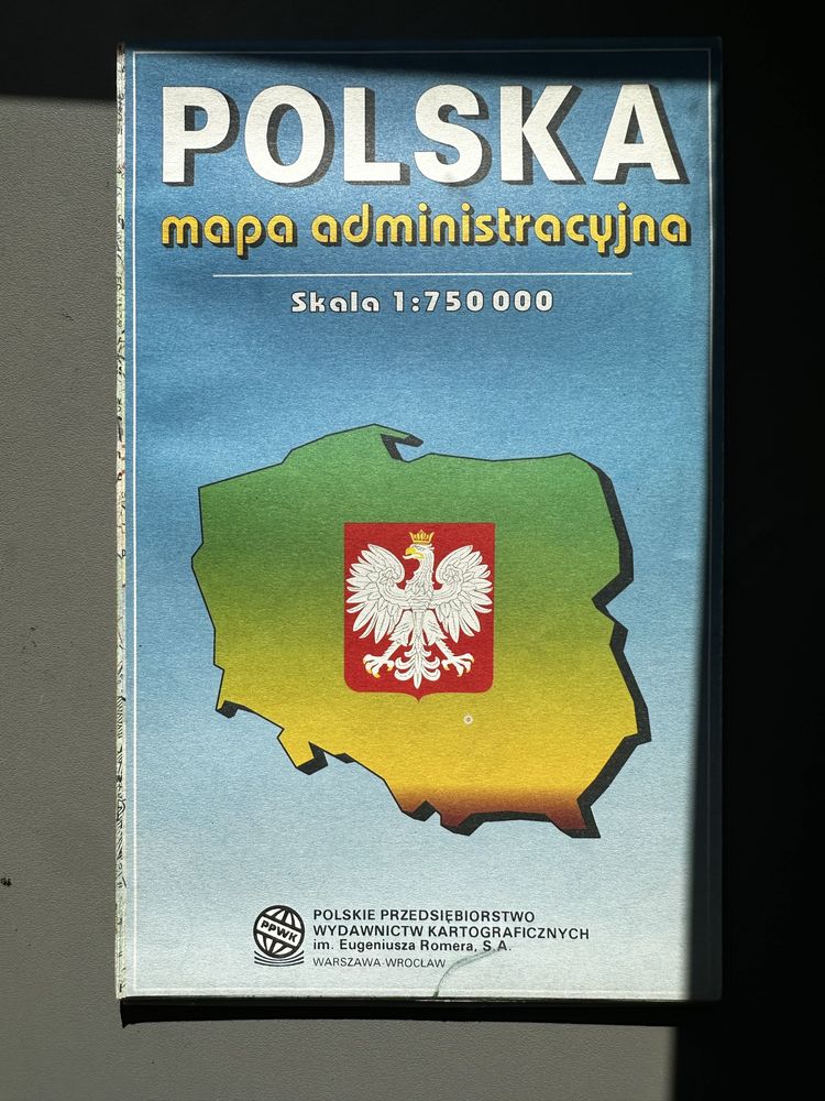 Mapa Administracyjna Polska 1995