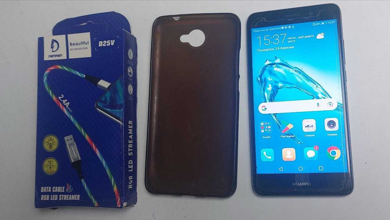 Чудовий смартфон Huawei Y7 2/16 gb мобільний телефон TRT-LX21 +чехол