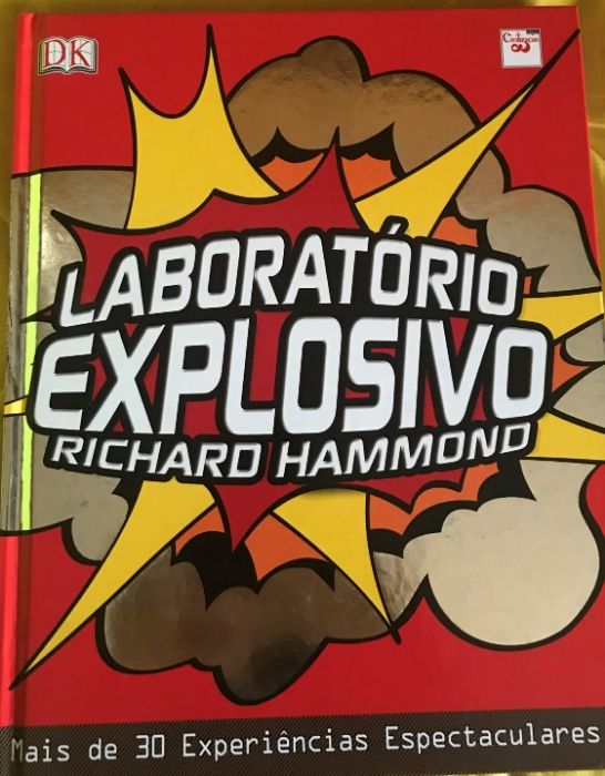 Livro juvenil "Laboratório explosivo"